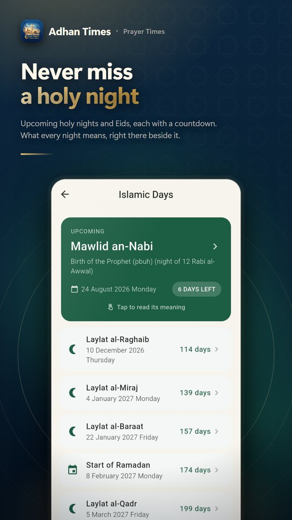 Ezan: Prayer Times screenshot 4