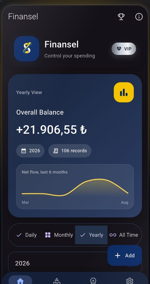 Finansel screenshot